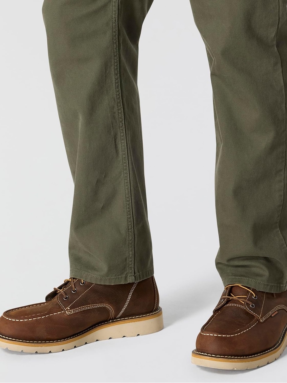 Carhartt Men's Olive Green Straight Fit Work Pants Size 36/34 straight cut relax - Picture 4 of 16